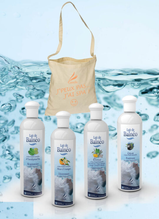 Lait de balnéo - Eucalyptus/Pin+Fleur d'Orangers+Elinya+Orient