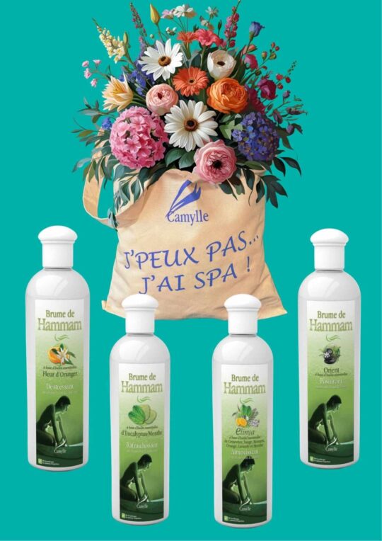 Brume de Hammam -  Eucalyptus/Menthe+Fleur d'Oranger+Elinya+Orient