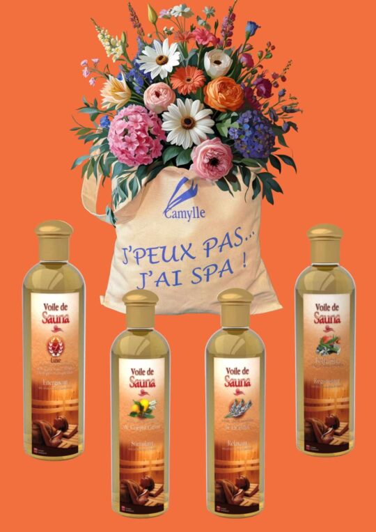 Voile de Sauna - Luxe+Cajeput Citron+Lavandin+Polynésie
