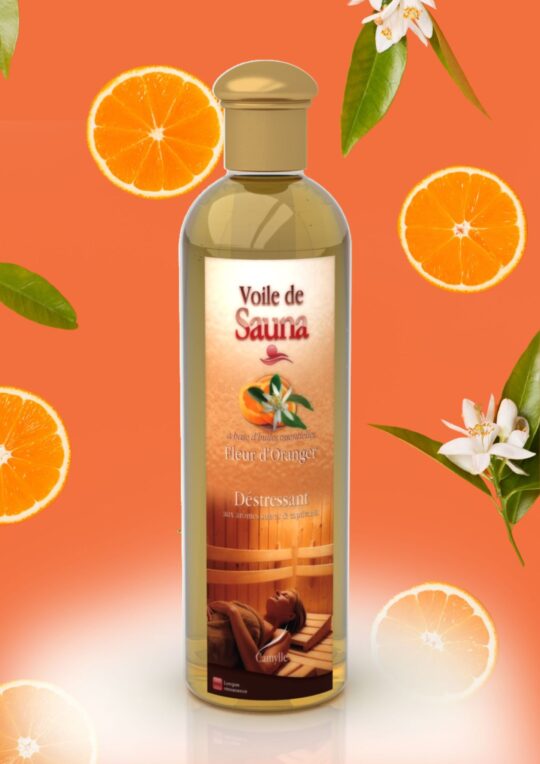 Voile de Sauna - Fleur d'Oranger