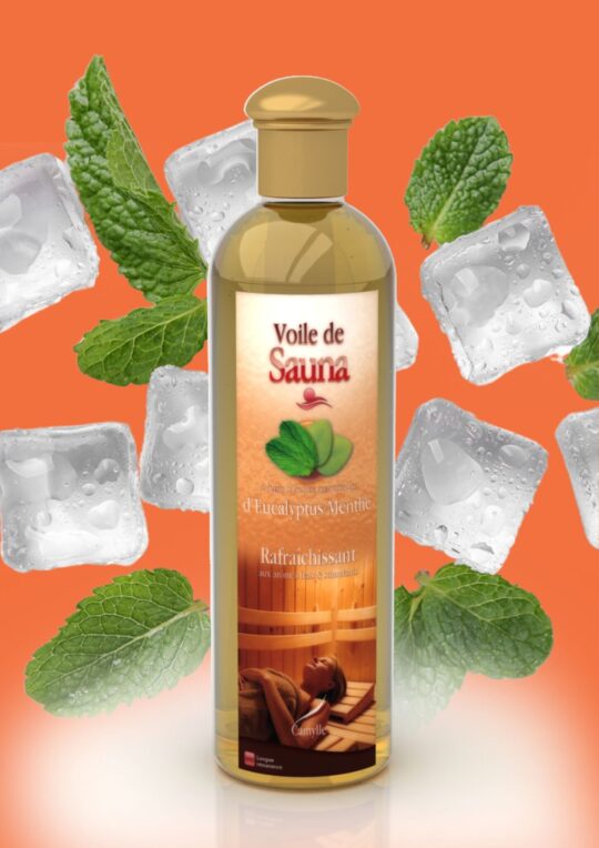 Voile de Sauna - Eucalyptus/Menthe